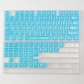 104+10 PC Crystal Semitransparent Cool Keycaps Set Screen Printing for MX Keyboard